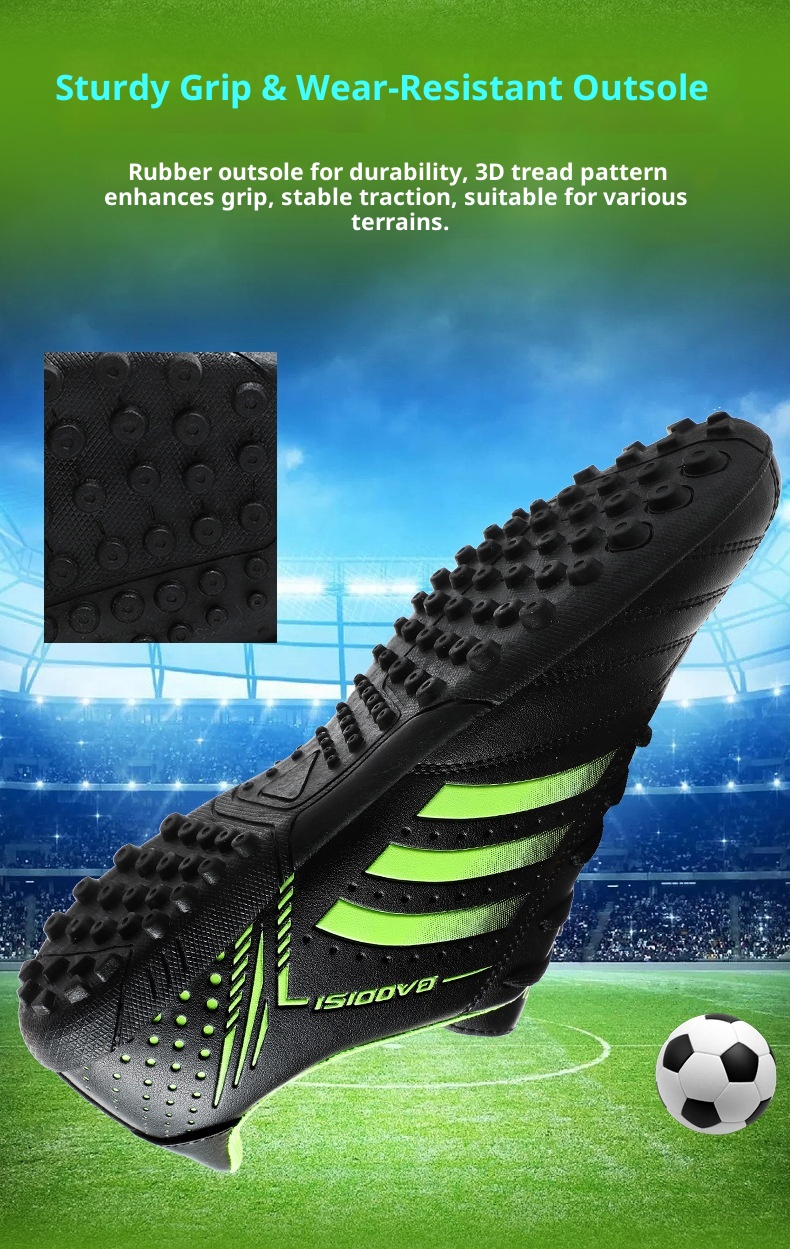 ShoeGlobe Soccer Primary School Studts, TF Short Cleats, Youth Competition Training Shoes, Boys' Football Shoes For Older_voghion.com