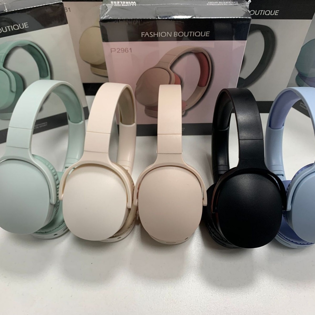 3c Articolo caldo transfrontaliero 2961 Cuffie da gioco sportive con bassi potenti e wireless Bluetooth montate sulla testa, telefono cellulare universale_voghion.com