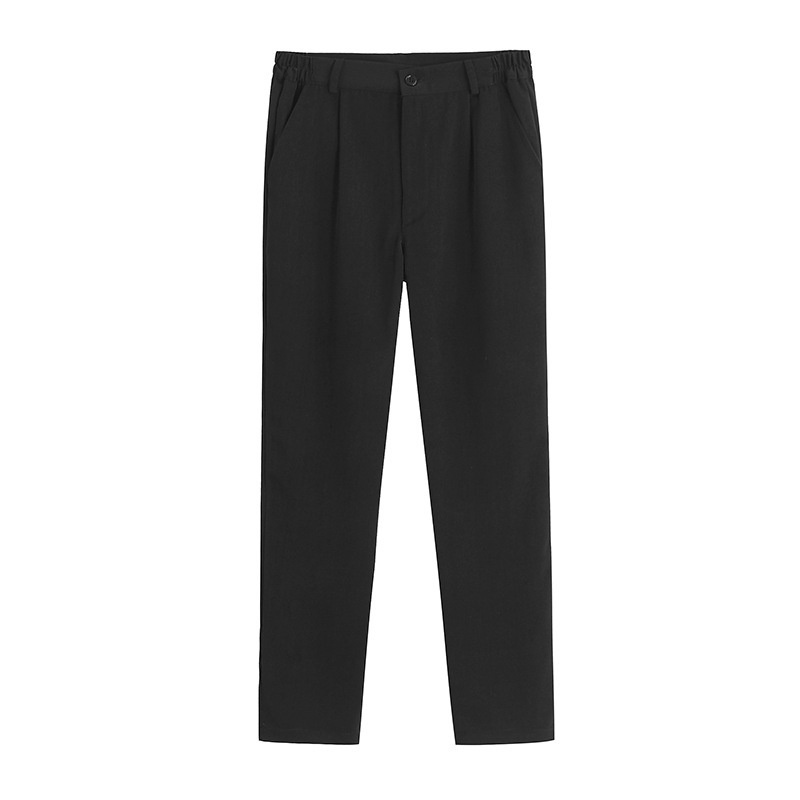 boy School Men Japanese College Student Clothing Long DK Straight Pants Black Boys Korean Style Class Uniform Trousers_voghion.com