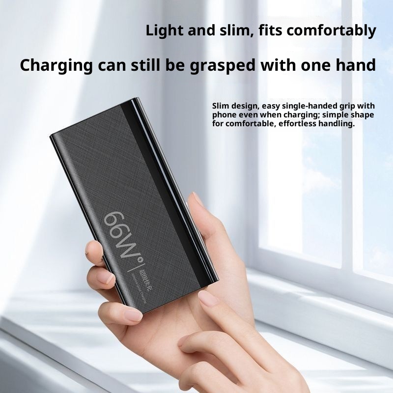 Techglobe 66W Super Fast Charging Ultra Large Capacity Bank 20000mAh 10000mAh Ultra-Sottile Compatto Portatile Alimentatore Mobile_voghion.com