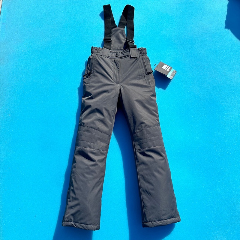 Pantalon de ski enfant 001, chaud, imperméable, coupe-vent et rembourré, avec bretelles, pour le ski en extérieur._voghion.com