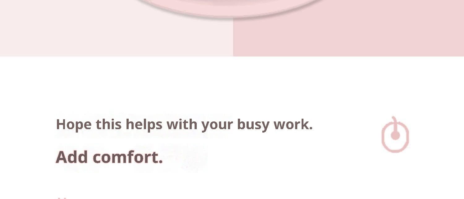 3c Tulip Mouse Pad Thickened Wrist Silicone Cartoon Laptop Keyboard Hand Rest Pillow Office Home Gaming_voghion.com