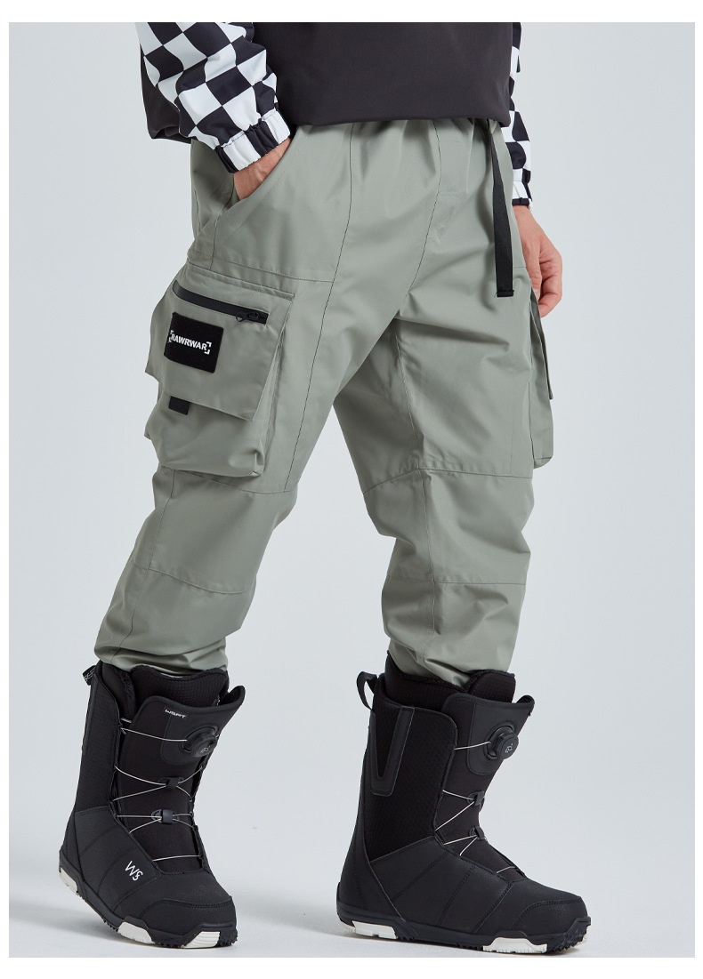 001 2023 Modne unisexowe spodnie snowboardowe wodoodporne i ciepłe, narciarskie, cargo, haremki_voghion.com