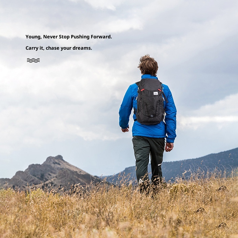 ActiveGo Ultraleichter, professioneller, faltbarer, wasserdichter Trekking- und Reiserucksack für Herren mit großem Fassungsvermögen_voghion.com