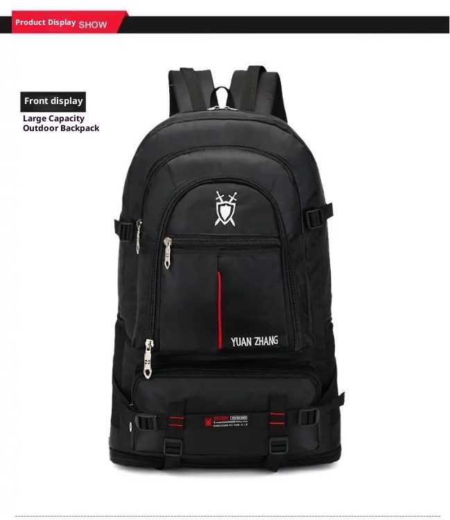 ActiveGo 2023 New 70L Backpack Men, Large Capacity Outdoor Hiking Bag, Sports Bag For Long And Short Trips_voghion.com