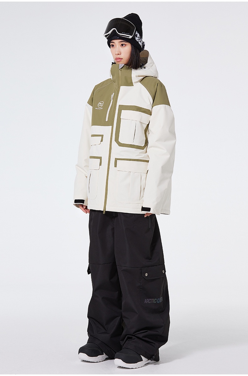 001 New Single Double Board Suit Set For Men Women, Winter Outdoor Waterproof Warm Ski Jacket And Pants, Cross-Border Style_voghion.com