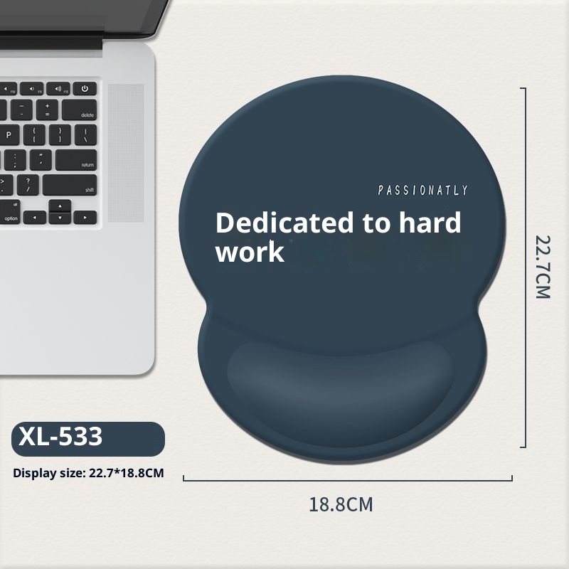 3c Rest Office Text Laptop Silicone Wrist Support Mouse Pad_voghion.com