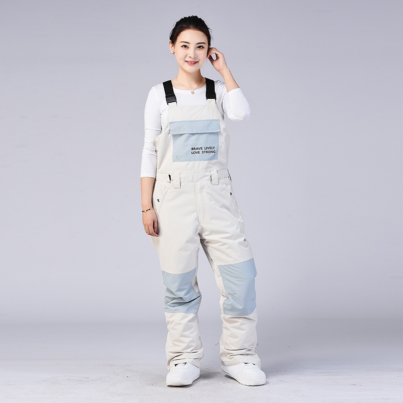 001 Pour hommes et femmes, style couple, salopette, vêtements de ski thermiques d'extérieur, combinaison de snowboard, pantalon de neige une pièce_voghion.com