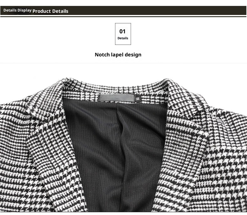 QFV507045555501<2 QFV507045555501<2 Conjunto de moda para hombre joven, estilo blazer a cuadros, ideal para bodas, ocasiones informales y ocasiones especiales._voghion.com