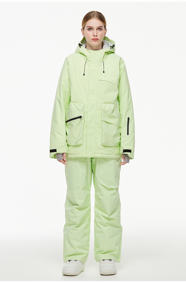 001 Suit Set For Men Women Winter Outdoor Windproof Waterproof Warm Thickened Snowboard And Ski Pants New Model_voghion.com