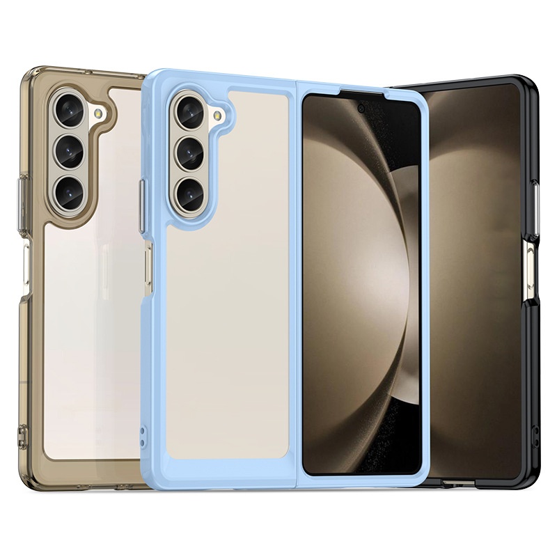 TechGlobe Suitable For Galaxy Fold5 Phone W24 Samsung Z Flip5 Colorful Full Coverage Anti-drop Protective Case_voghion.com