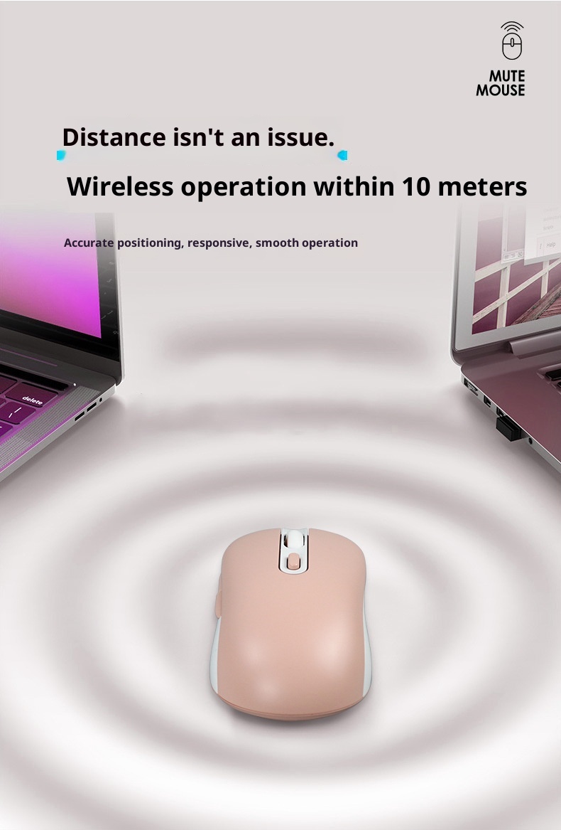 Techglobe Cross-Border Exklusive Bluetooth-Dual-Mode-Funkmaus mit geräuscharmem Design, anpassbar, Großhandel, Typ-C_voghion.com