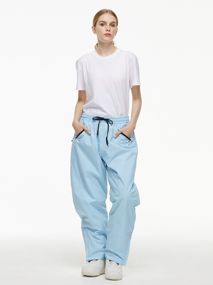 001 Nieuwe Heren Dames Winter Outdoor Waterdichte Warme Verdikte Snowboard Losse Versie Skibroek_voghion.com