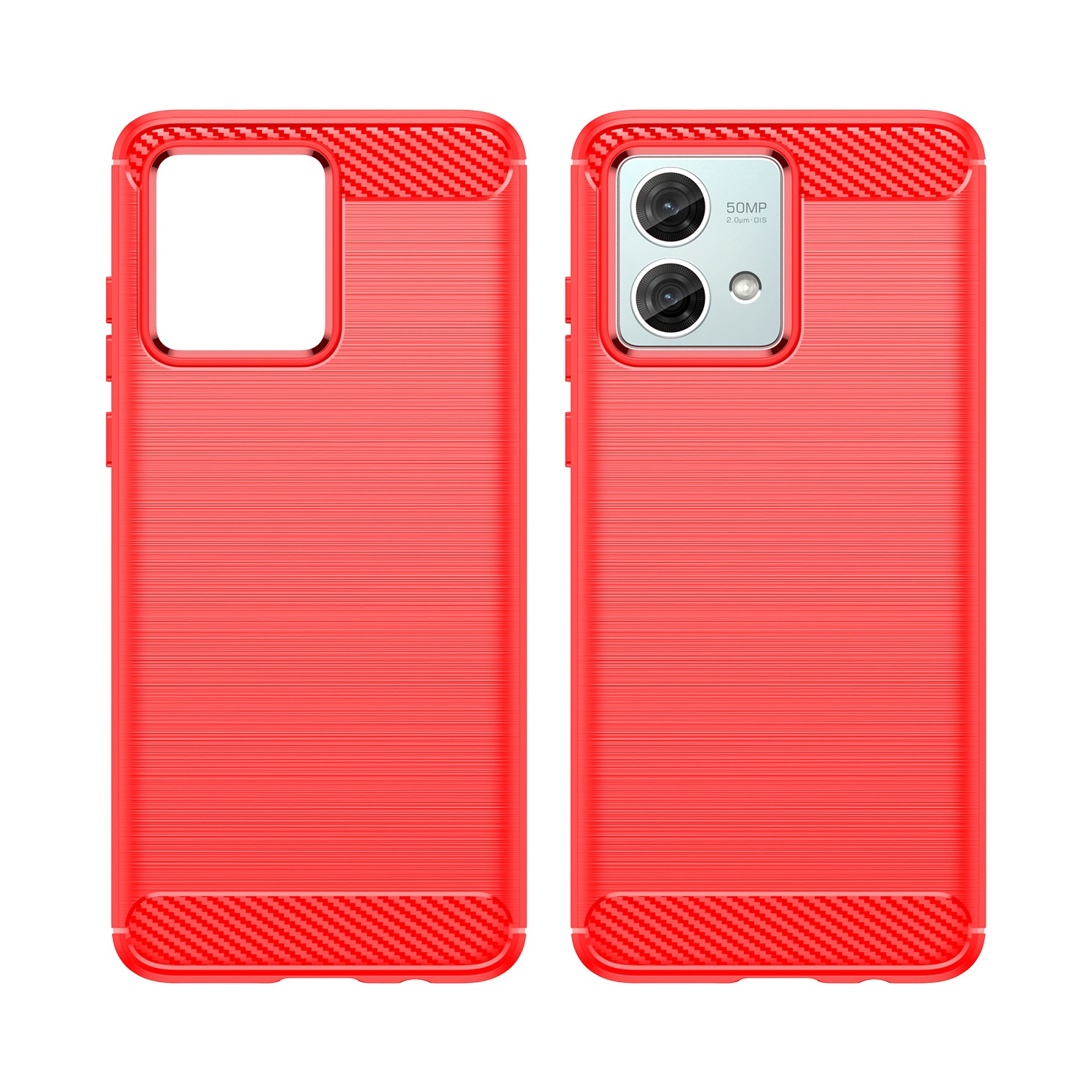 TechGlobe Compatible Moto G84 Phone Case Protective Cover G64 Silicone Brushed G54 Power Edition Full Coverage Anti-drop_voghion.com