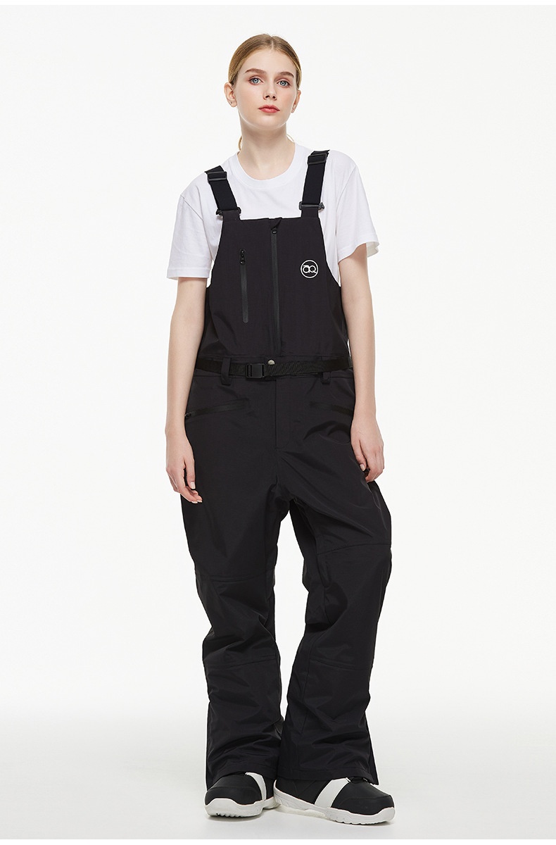 001 New One-Piece Men Women, Ski Pants, Waterproof Warm Season, Suitable For Snowboarding And Skiing, Bib Snow Pants_voghion.com