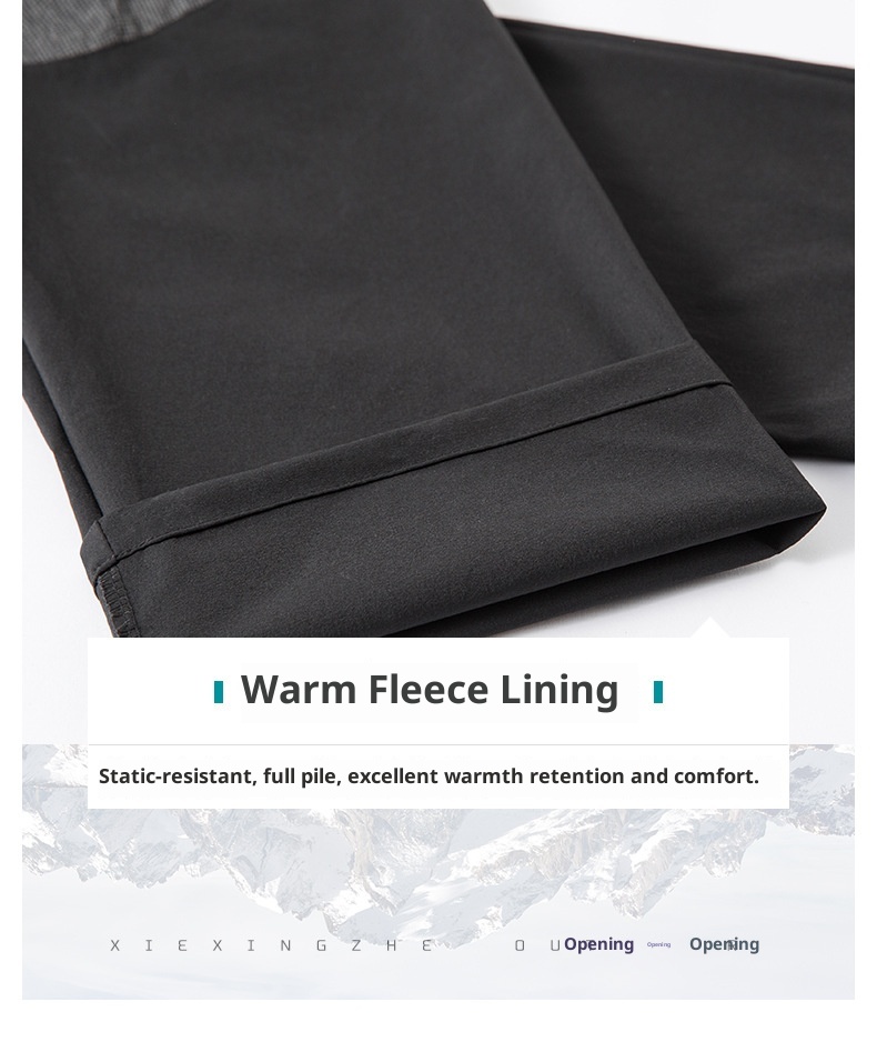 001 Cross-Border Hot-Selling Soft Shell Softshell Men Autumn Winter Thickened Warm Fleece Outdoor Wear-Resistant Skiing_voghion.com