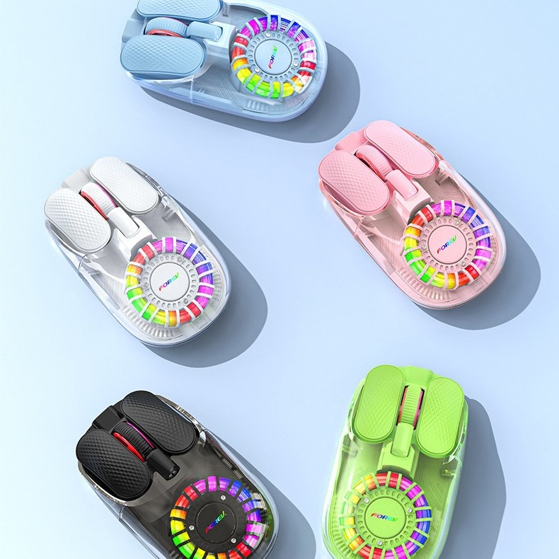 Souris de jeu sans fil Bluetooth Techglobe M7 légère à trois modes de chargement (vente en gros)_voghion.com