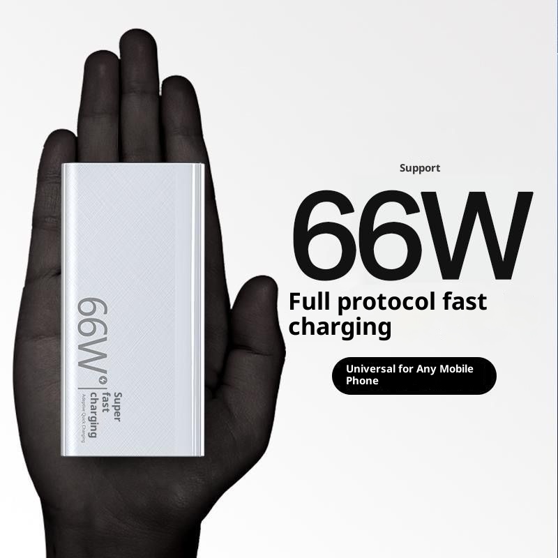 Techglobe 66W Super Fast Charging Ultra Large Capacity Bank 20000mAh 10000mAh Ultra-Sottile Compatto Portatile Alimentatore Mobile_voghion.com