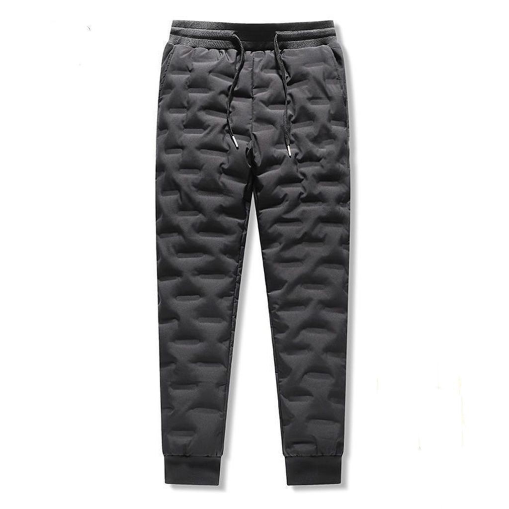 Pantaloni invernali da uomo in cotone, vestibilità ampia, taglia grande, resistenti al freddo, pantaloni da jogging resistenti, vita media, pantaloni casual, gamba dritta,_voghion.com