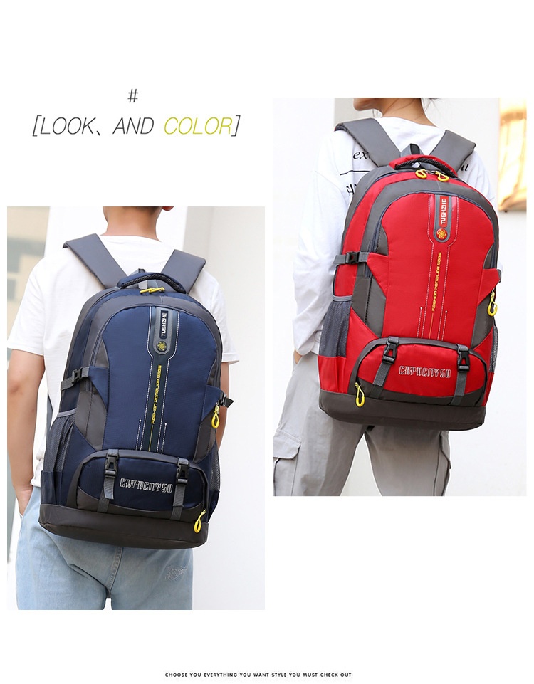 Zaino ActiveGo Cross-border per uomo e donna, borsa da viaggio per escursionismo, arrampicata, ciclismo, alla moda, grande capacità, doppio_voghion.com