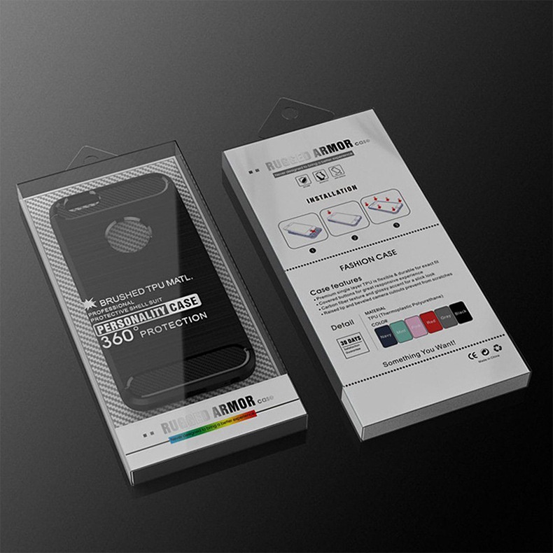 TechGlobe Custodia protettiva antiurto in fibra di carbonio spazzolata per telefono Galaxy Samsung S9_voghion.com