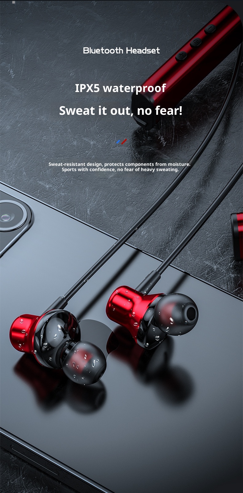 3c Nuove cuffie Bluetooth wireless di alta qualità con archetto da collo 5.3, cuffie universali da gioco senza latenza_voghion.com