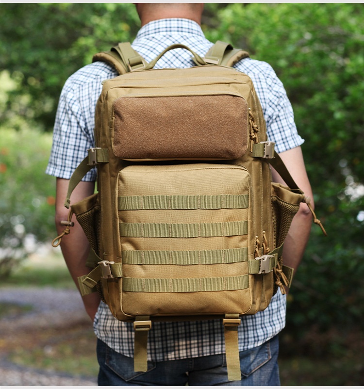 ActiveGo Oxford Waterproof Men's Large Capacity Travel Sports Outdoor Hiking Mountaineering Bag Tactical Backpack_voghion.com