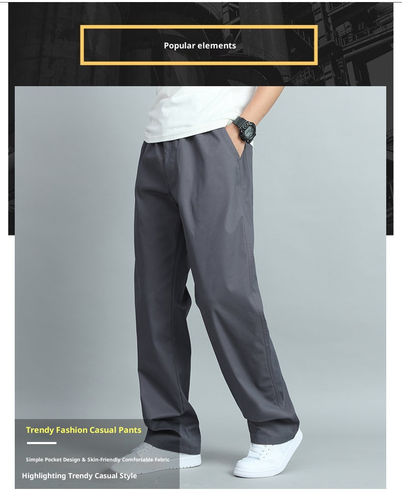 boy Cross-Border Foreign Trade Casual Spring Summer Autumn New Cotton Sports Cargo Suit Pants Men's Trousers_voghion.com