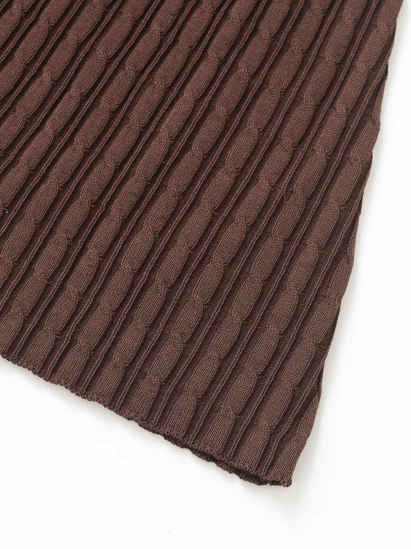 ChicShe Commercio estero transfrontaliero all'ingrosso Autunno Nuovo ZA Moda femminile Stile europeo e americano Mini maglia a otto fili_voghion.com