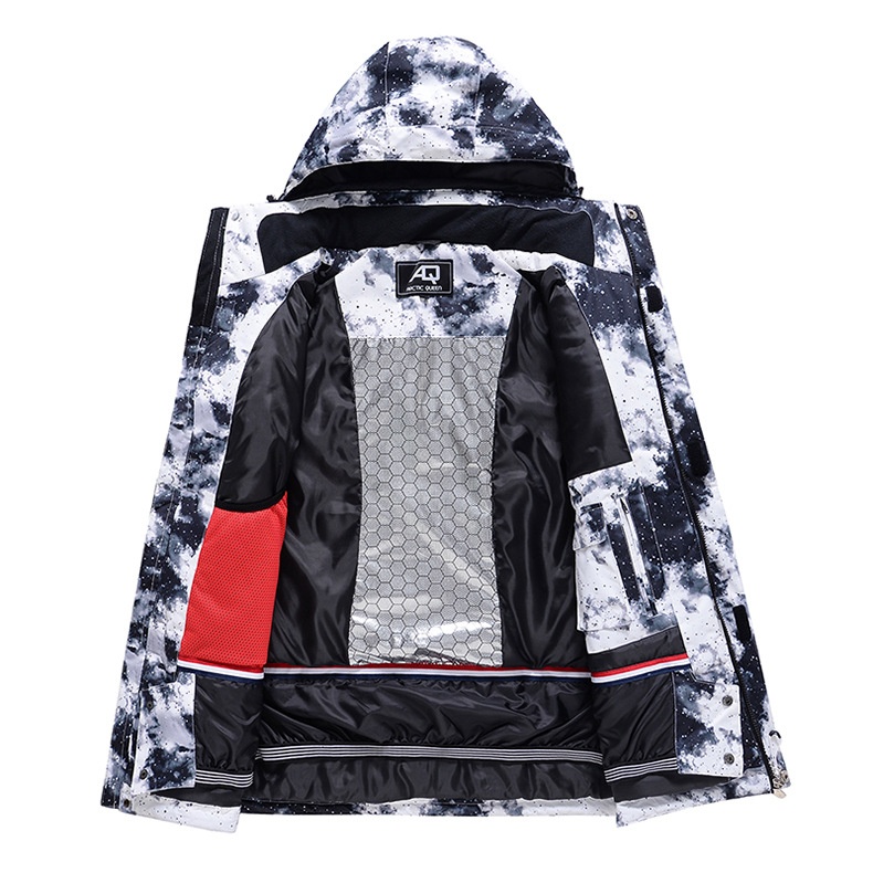 001 Ski Suit For Men Women, Workwear Style, Outdoor Warm Thickened Korean Version, Snowboarding Skiing Jacket And Pants,_voghion.com