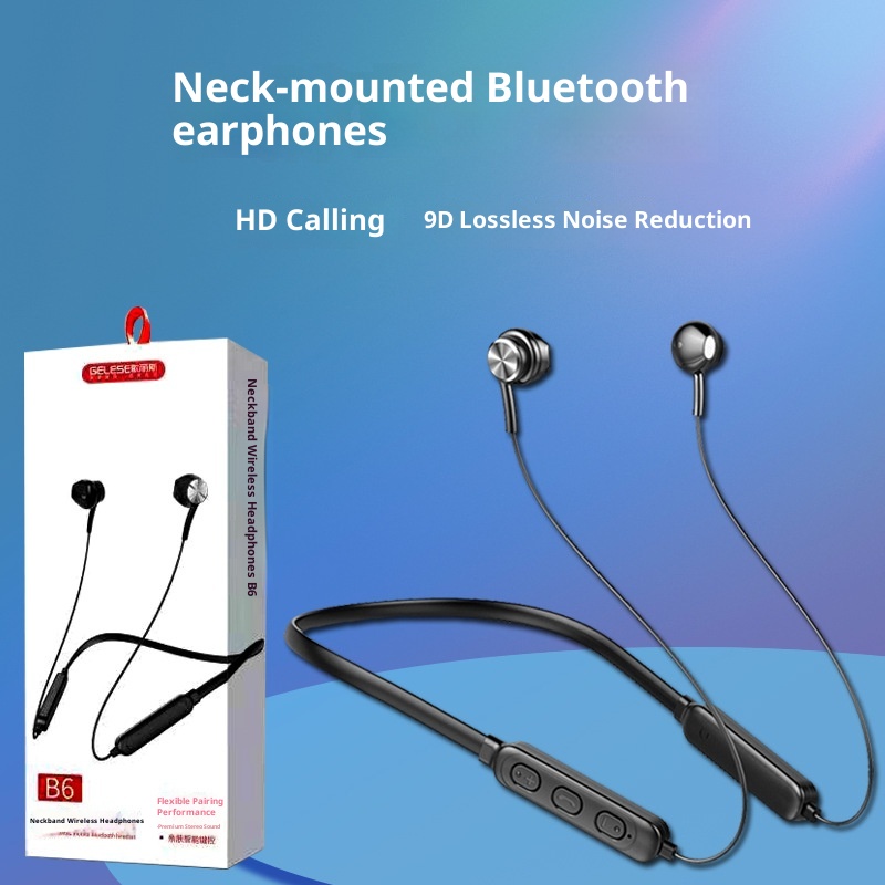 3c Nuovi auricolari universali di alta qualità con archetto da collo doppio Bluetooth wireless 5.0_voghion.com