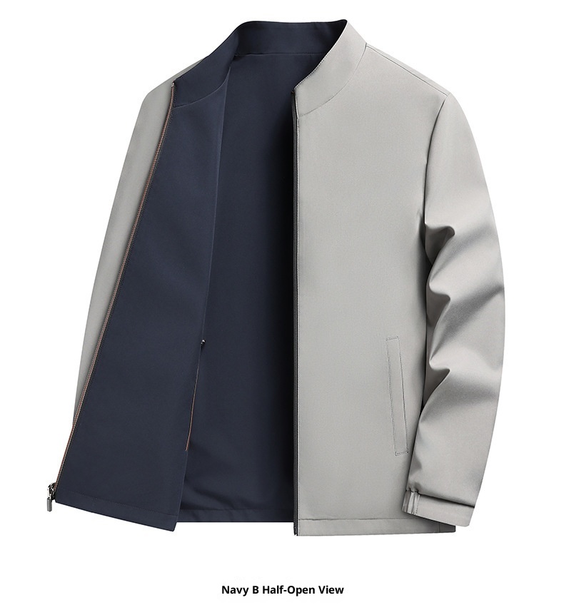 7045555501<2 QFV507045555501<2 Giacca in tinta unita, cappotto, di alta qualità, casual, versatile, dirigenziale, primaverile, abbigliamento da uomo d'affari di alta qualità, all'ingrosso_voghion.com