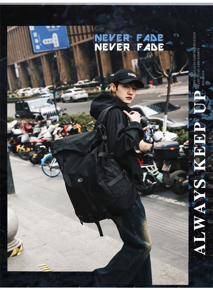 ActiveGo Large Capacity Backpack For Men, Functional Workwear Hiking Outdoor Travel Sports Backpack, Student School Bag,_voghion.com