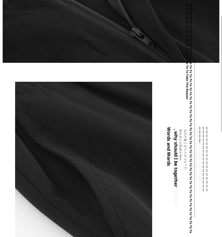 boy School Men Japanese College Student Clothing Long DK Straight Pants Black Boys Korean Style Class Uniform Trousers_voghion.com