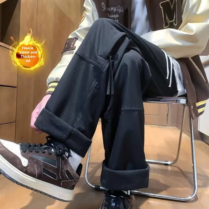 001 Northeast Cold-Resistant Subzero Fleece-Lined For Men Women, Spring And Autumn Windproof Waterproof Softshell Pants,_voghion.com