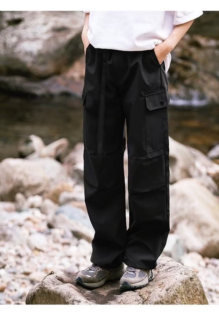 001 Pantaloni da trekking da uomo, impermeabili, antivento, funzionali, da lavoro, da sci, da paracadutista, stile retrò americano, primavera-autunno_voghion.com