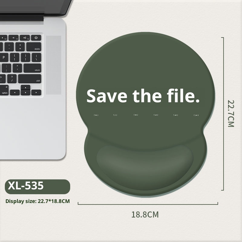 3c Rest Office Text Laptop Silicone Wrist Support Mouse Pad_voghion.com