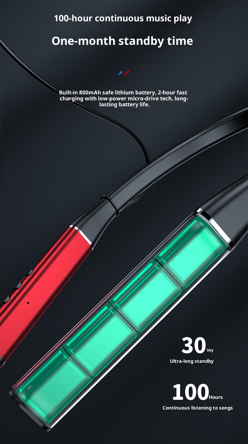 3c Nuove cuffie universali da gioco Bluetooth a bassa latenza wireless con archetto da collo 5.3" ad alta qualità del suono_voghion.com