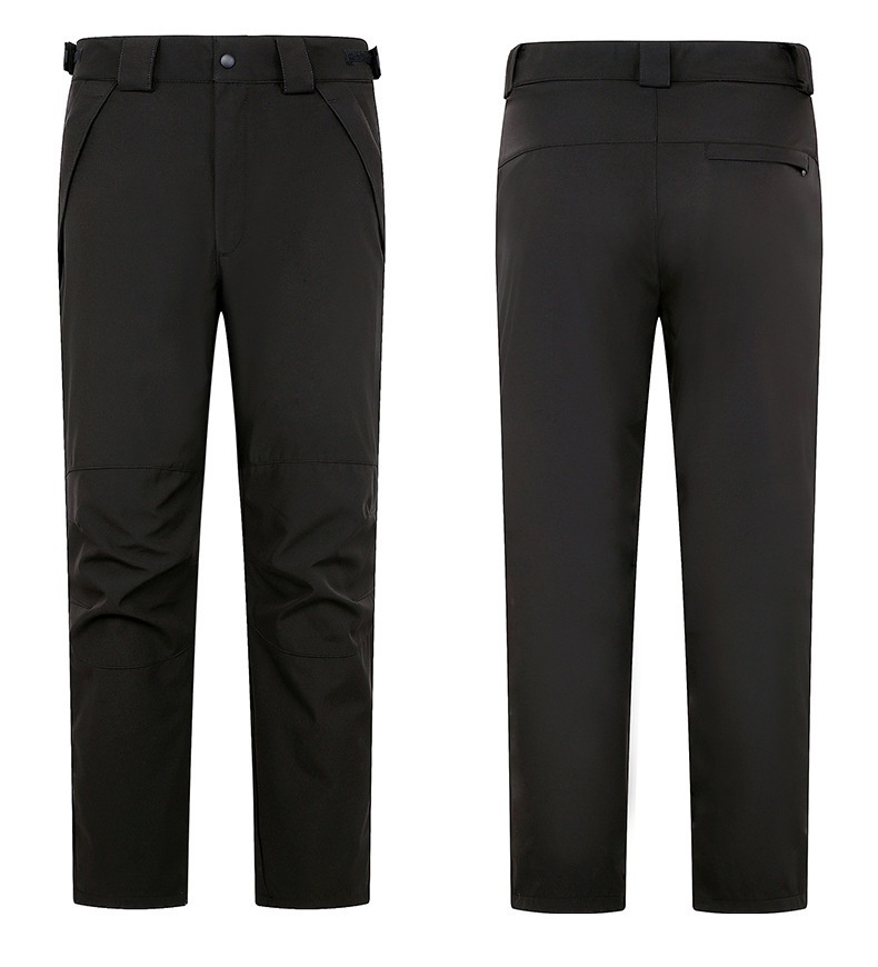 001 Wholesale Autumn Winter In Stock Lined Detachable Outdoor Thickened Fleece Men And Women Two-Piece Set Softshell Pants_voghion.com