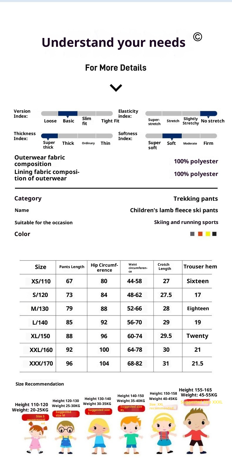 001 Outdoor-Kinder-Herbst-Kälte-Wind-Wasser-Winter-Warm-Lange-Jungen-und-Mädchen-Wander-Skihose_voghion.com