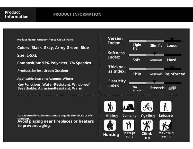 001 Grenzüberschreitender Großhandel Outdoor Softshell Fleecegefüttert Verdickt Warm Winter Skifahren Wandern Winddicht Wasserdicht_voghion.com