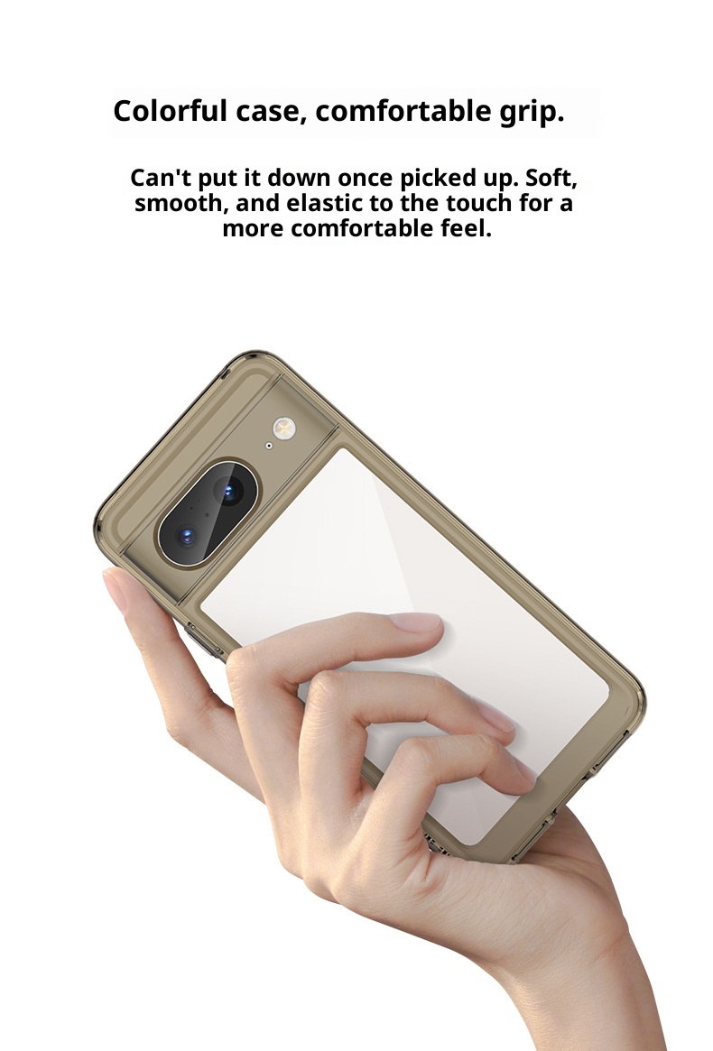 TechGlobe Compatible With 8 Phone Case Pixel 7A Pro Google 7 Colorful Full Coverage Shockproof Protection_voghion.com