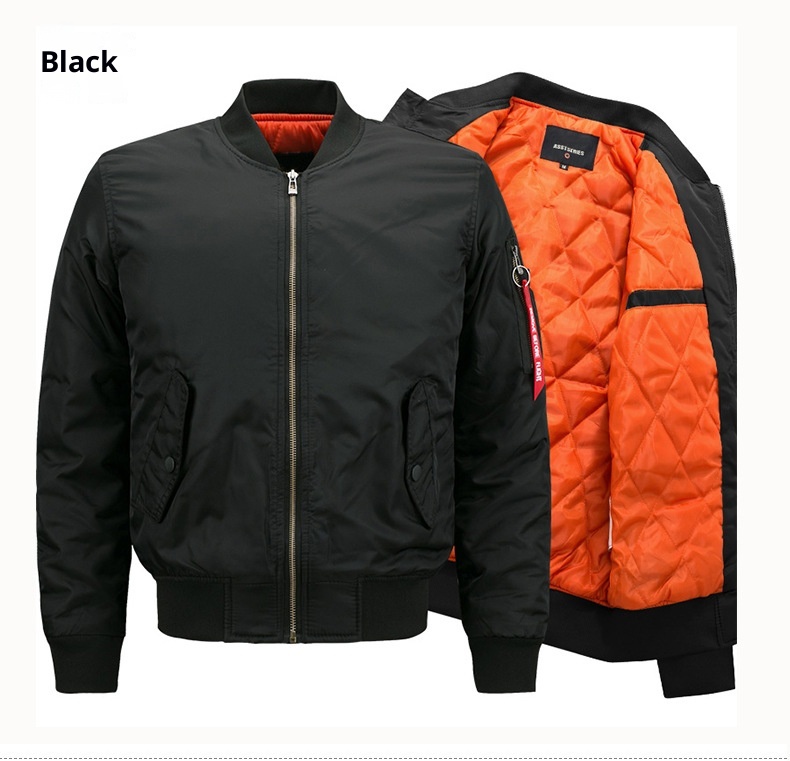 boy 2022 Autumn Winter Plus Size Loose Men's Stand Collar Trendy Casual Bomber Cotton Jacket 8XL_voghion.com