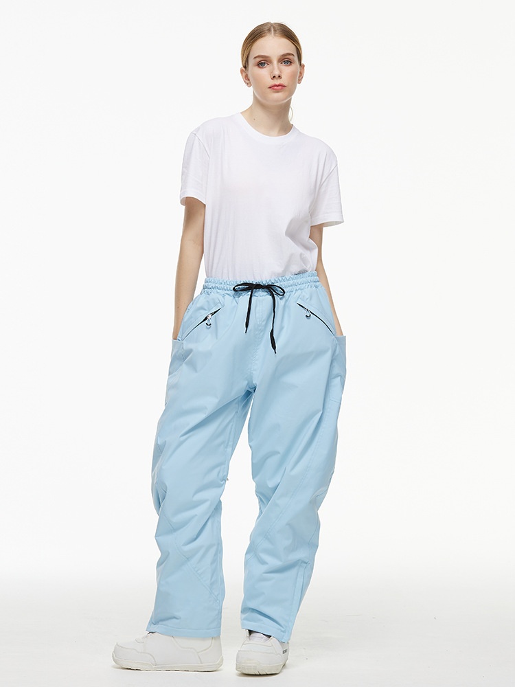 001 Nieuwe Heren Dames Winter Outdoor Waterdichte Warme Verdikte Snowboard Losse Versie Skibroek_voghion.com