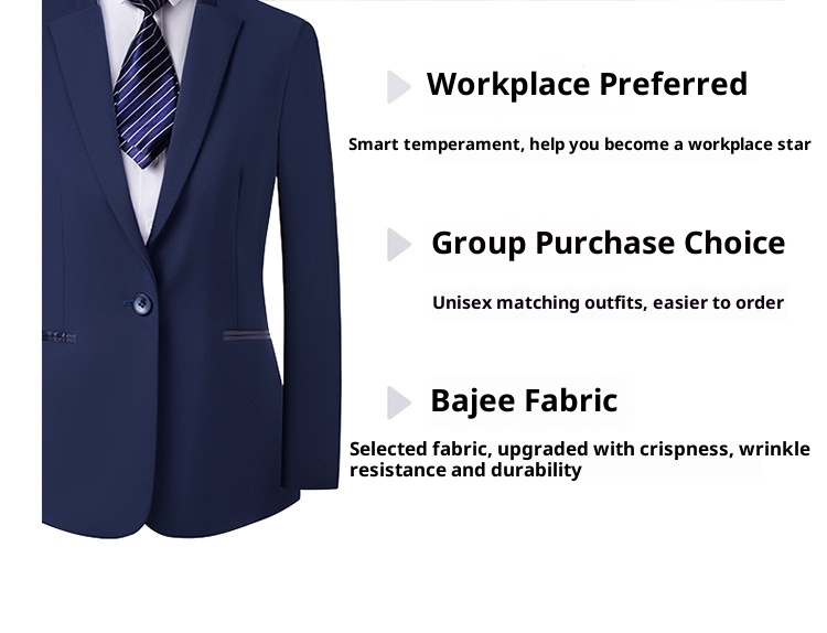 7045555501<2 QFV507045555501<2 New Uniform For Men And Women Gray Chinese National Style Professional Zhongshan Stand Collar Suit Business Formal Wear_voghion.com