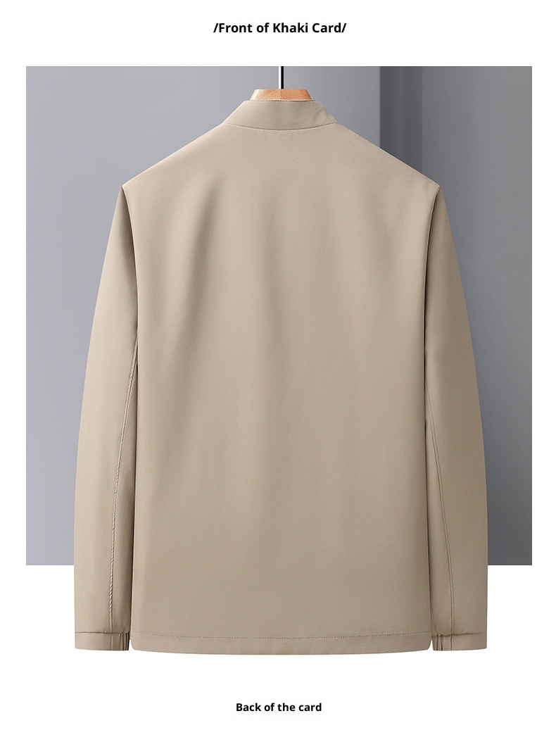 7045555501<2 QFV507045555501<2 Giacca in tinta unita, cappotto, di alta qualità, casual, versatile, dirigenziale, primaverile, abbigliamento da uomo d'affari di alta qualità, all'ingrosso_voghion.com