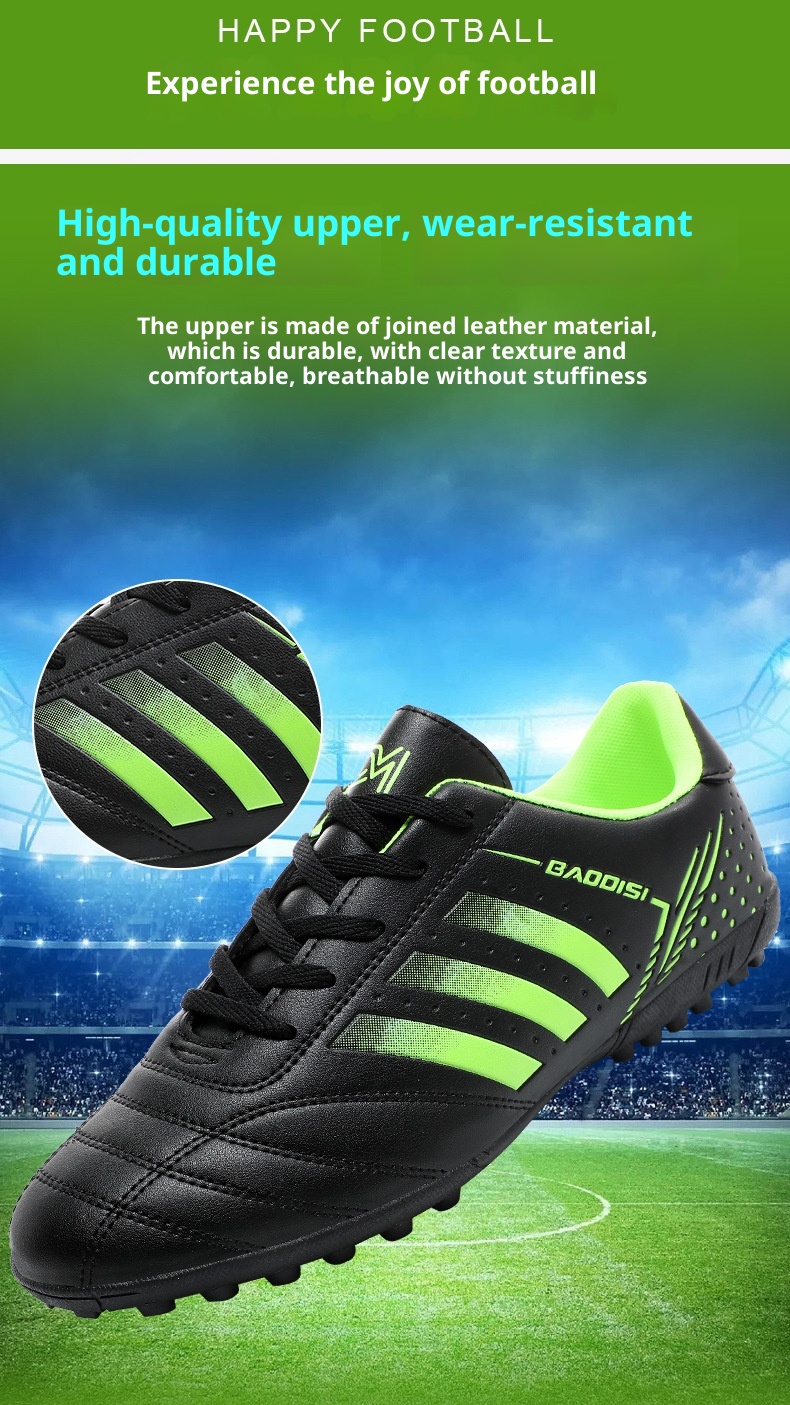 ShoeGlobe Soccer Primary School Studts, TF Short Cleats, Youth Competition Training Shoes, Boys' Football Shoes For Older_voghion.com