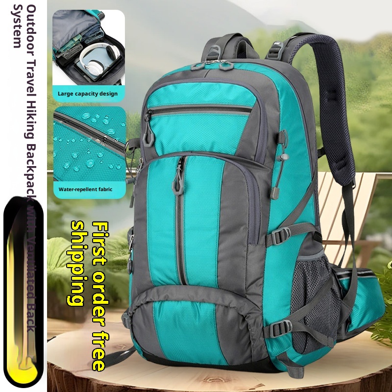Sac à dos ActiveGo Outdoor Bag grande capacité pour la randonnée, homme, imperméable, idéal pour les voyages et les sports tout-terrain, léger et respirant._voghion.com