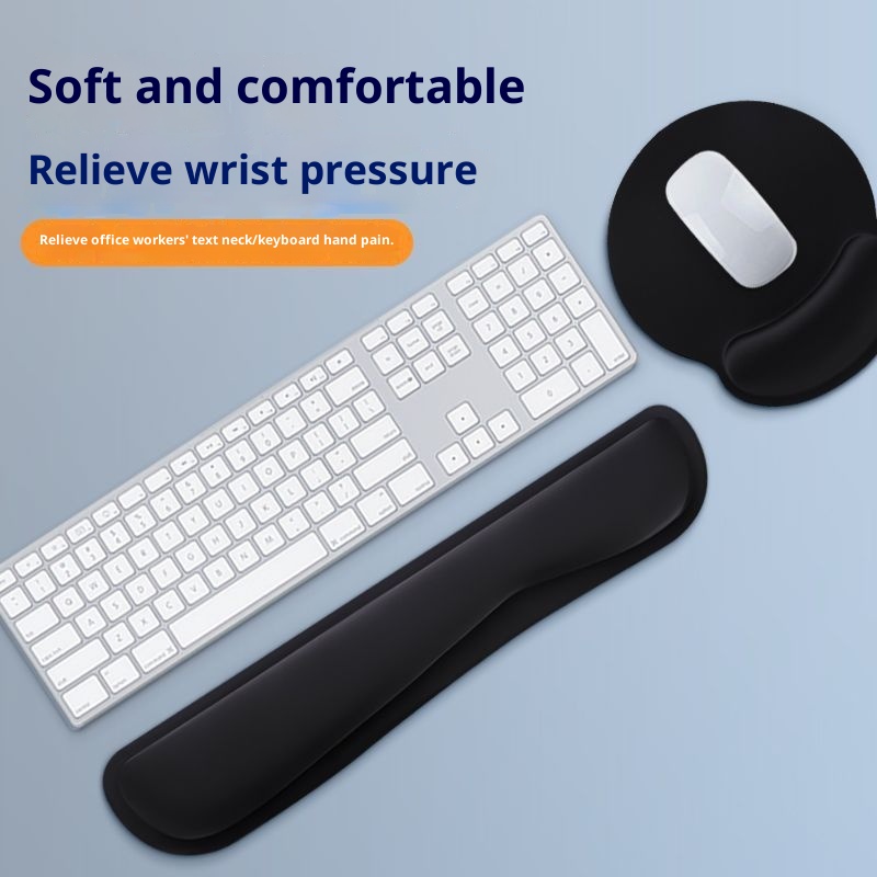 3c Mouse Memory Foam Wrist Rest For Computer Laptop Gaming Office E-sports Small Size With Hand Support Pad_voghion.com