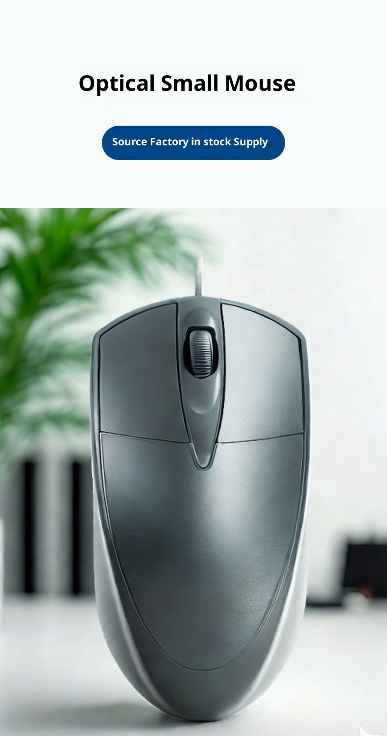 Techglobe Wired Optical Office Business Laptop Desktop All-in-One Computer Universal USB Mouse_voghion.com